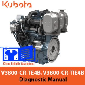 V3800-CR-TE4B and V3800-CR-TIE4B engines diagnostic manual, showcasing detailed diagrams and troubleshooting information