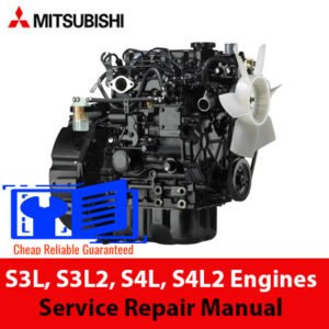Comprehensive service manual for Mitsubishi S3L, S3L2, S4L, and S4L2 engines, including repair and maintenance guidelines