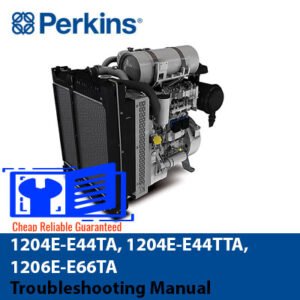 Troubleshooting manual for Perkins 1204E-E44TA, 1204E-E44TTA, and 1206E-E66TA industrial engines
