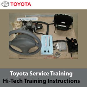 Instructions for Toyota Service Training EPS Hi-Tech, designed for automotive service training