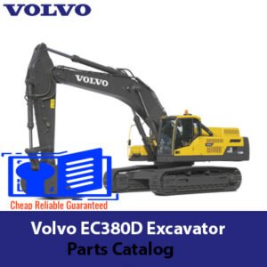 Comprehensive parts catalog for the Volvo EC380D excavator, featuring diagrams and descriptions of essential components