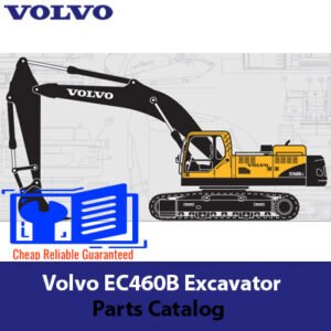 Parts catalog for Volvo EC460B Excavator, detailing components and specifications for maintenance and repairs