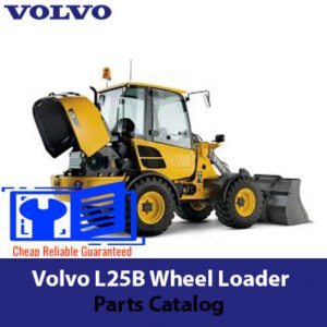Comprehensive parts catalog for the Volvo L25B Wheel Loader, featuring diagrams and descriptions of essential components