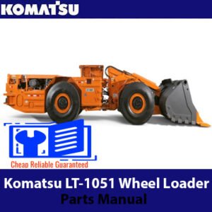Parts manual for Komatsu LT1051 Wheel Loader, showcasing diagrams and specifications for efficient maintenance and repairs