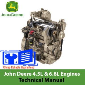 John Deere technical manual for 4.5L and 6.8L diesel engines, detailing maintenance and operational guidelines