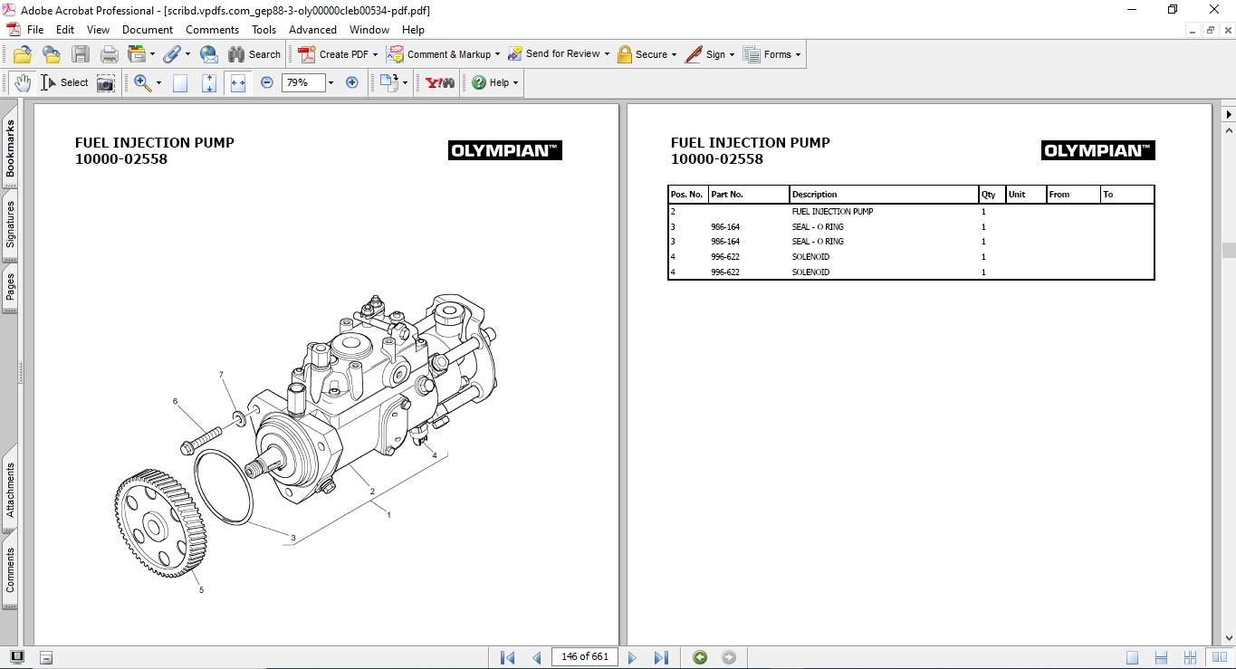 FG WILSON 26 kVA - 200 kVA Diesel Generator Spare Parts Catalogue - Image 3