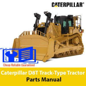 Comprehensive parts manual for the Caterpillar D8T Track-Type Tractor, outlining essential components and service information