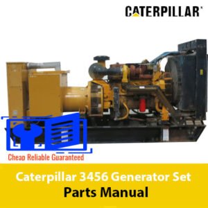 Parts manual for Caterpillar 3456 Generator Set, displaying diagrams and specifications for efficient servicing and repairs