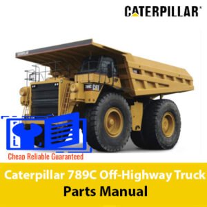 Comprehensive parts manual for the Caterpillar 789C Off-Highway Truck, outlining necessary components for effective maintenance