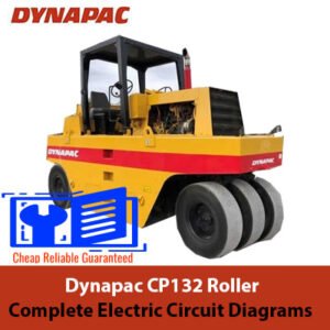 Complete electric circuit diagrams for the Dynapac CP132, detailing connections and components for maintenance and troubleshooting