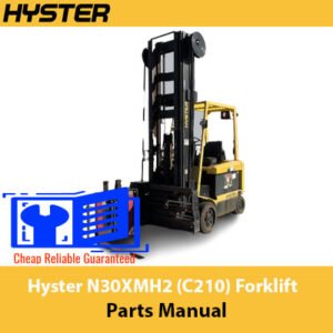 Parts manual for Hyster N30XMH2 Forklift, showcasing diagrams and specifications for efficient servicing and repairs