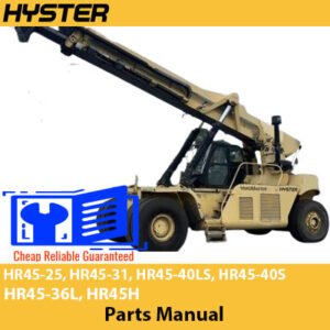 Hyster HR45 series forklift parts manual covering models HR45-25, HR45-31, HR45-40LS, HR45-40S, HR45-36L, HR45H