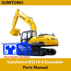 Parts manual for Sumitomo SH210-6 Excavator, showcasing diagrams and specifications for efficient maintenance and repairs