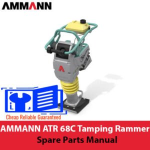 AMMANN ATR 68C Tamping Rammer Spare Parts Manual, displaying essential diagrams and parts information for effective repairs