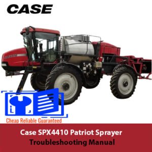 SPX4410 Patriot Sprayer Troubleshooting Manual cover featuring the title and an illustration of the sprayer