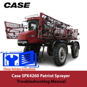SPX4260 Patriot Sprayer Troubleshooting Manual cover featuring the title and an illustration of the sprayer