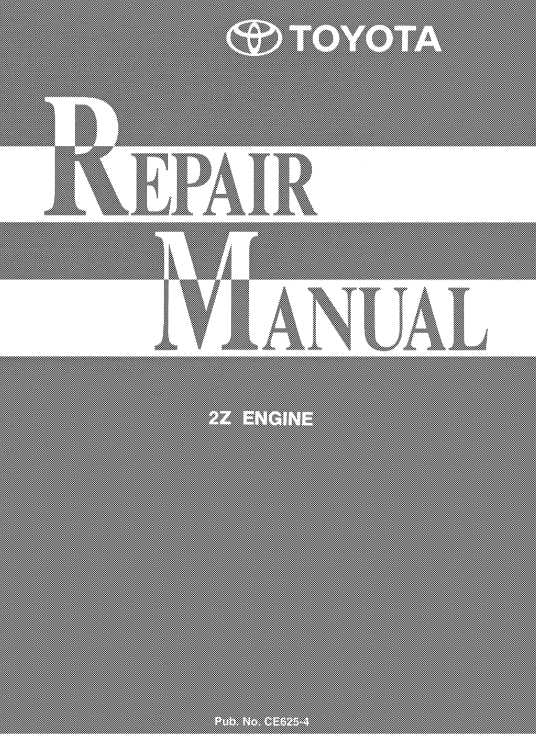 toyota 2z engine service manual