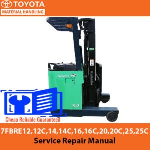 Comprehensive service repair manual for Toyota 7FBRE12 and models 12C, 14, 14C, 16, 16C, 20, 20C, 25, 25C