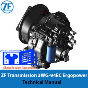 ZF Transmission 3WG-94EC Ergopower Technical Manual, outlining features, maintenance, and operational instructions