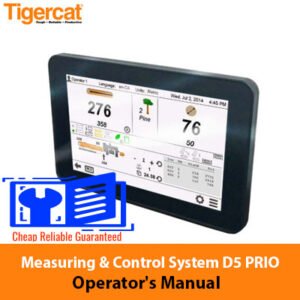 Comprehensive guide for Tigercat D5 PRIO Measuring & Control System, outlining operational procedures and user information