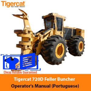 Tigercat 720D Feller Buncher service repair manual showcasing the equipment and essential repair information