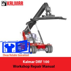 Kalmar DRF 100 Workshop Repair Manual, displaying a comprehensive guide with illustrations for effective repairs and maintenance