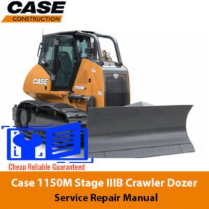 Case 1150M Dozer Service Repair Manual, displaying the dozer and essential technical illustrations for service procedures