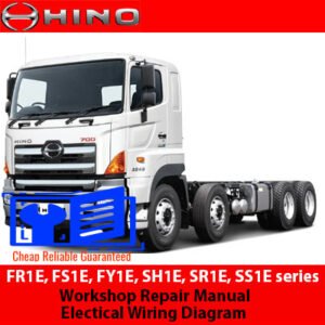 Electrical wiring diagram from the Hino FR1E, FS1E, FY1E, SH1E, SR1E, SS1E series workshop repair manual