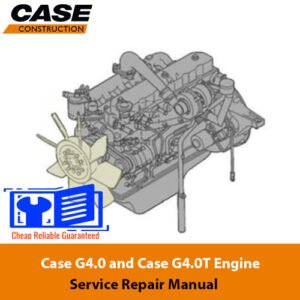 Case G4.0 and G4.0T Engine Service Repair Manual cover for maintenance and repair instructions