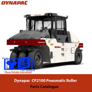 Comprehensive parts catalogue for the Dynapac CP2100 Pneumatic Roller, featuring diagrams and part numbers for reference