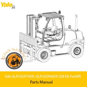 Yale GLP/GDP70VX and GLP/GDP60VX forklift parts manual, providing essential information for repairs and parts identification