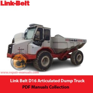 Comprehensive PDF manuals for Link Belt D16 articulated dump trucks, including user guides and technical specifications
