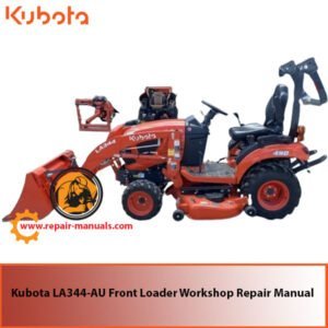 kubota la344 loader manual