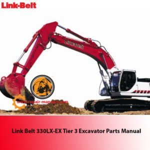 Parts manual for Link Belt 330LX-EX Excavator, showcasing diagrams and specifications for efficient maintenance and repairs