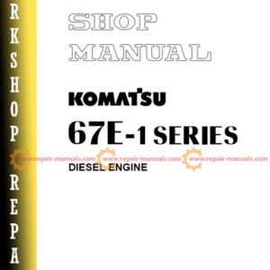 Comprehensive guide for repairing Komatsu engines, featuring step-by-step instructions and troubleshooting tips
