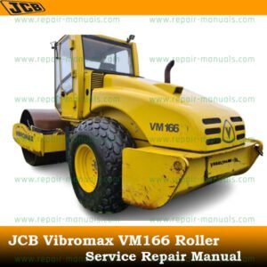 JCB Vibromax VM166 Roller Service Repair Manual with technical details and maintenance guidelines