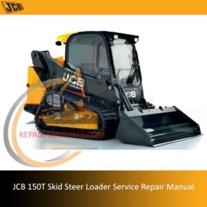 Service Repair Manual for JCB 150T Skid Steer Loader, showcasing diagrams and maintenance instructions