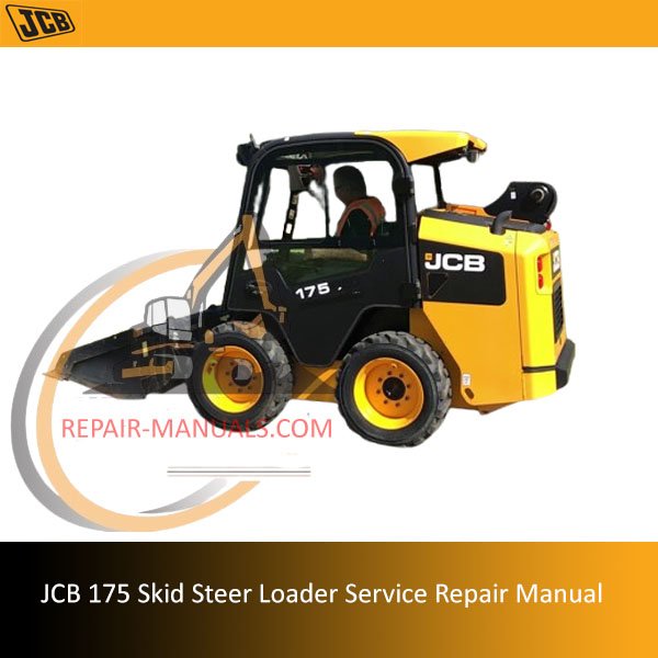 Service Repair Manual for JCB 190T Skid Steer Loader, showcasing diagrams and maintenance instructions