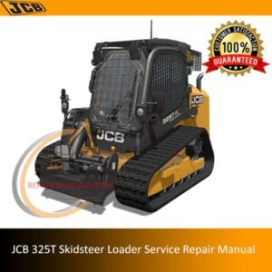 Service Repair Manual for JCB 325T Skidsteer Loader, showcasing diagrams and maintenance instructions