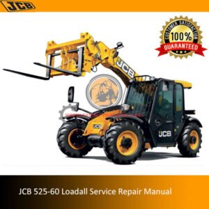 JCB 525-60 Loadall Service Repair Manual showcasing technical drawings and essential repair information