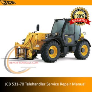 JCB 531-70 Telehandler Service Repair Manual showcasing technical drawings and essential maintenance information
