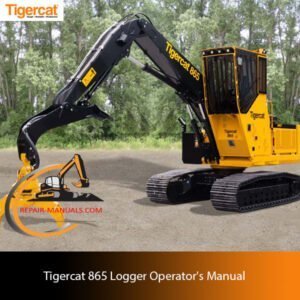Operator's Manual for the Tigercat 865 Logger, providing guidance and technical details for safe operation