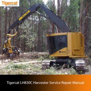 igercat H830C Harvester Service Repair Manual, showcasing diagrams and repair instructions for maintenance