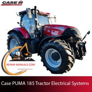 PUMA 185 Tractor Electrical Systems Service Repair Manual cover featuring technical diagrams and repair instructions