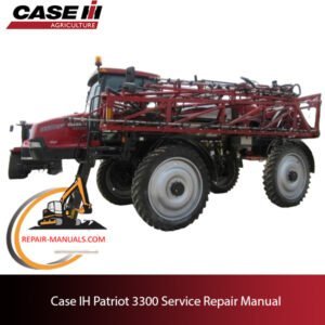 Case 3300 sprayer service repair manual, showcasing diagrams and step-by-step repair procedures for maintenance