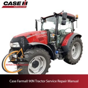 Case Farmall 90N tractor service repair manual, showcasing diagrams and step-by-step repair procedures