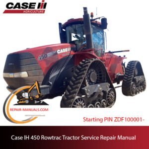 Case IH 450 Rowtrac Tractor service repair manual, providing essential guidelines for repairs and maintenance procedures