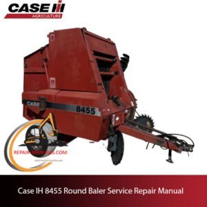 Case IH 8455 Round Baler service repair manual, showcasing diagrams and repair guidelines for maintenance and troubleshooting