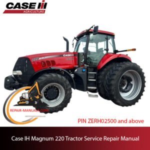 the service repair manual for Case IH Magnum 220 tractor, including troubleshooting and maintenance guidelines