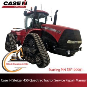 Case IH Steiger 450 Quadtrac Tractor service repair manual, showcasing essential maintenance and repair information